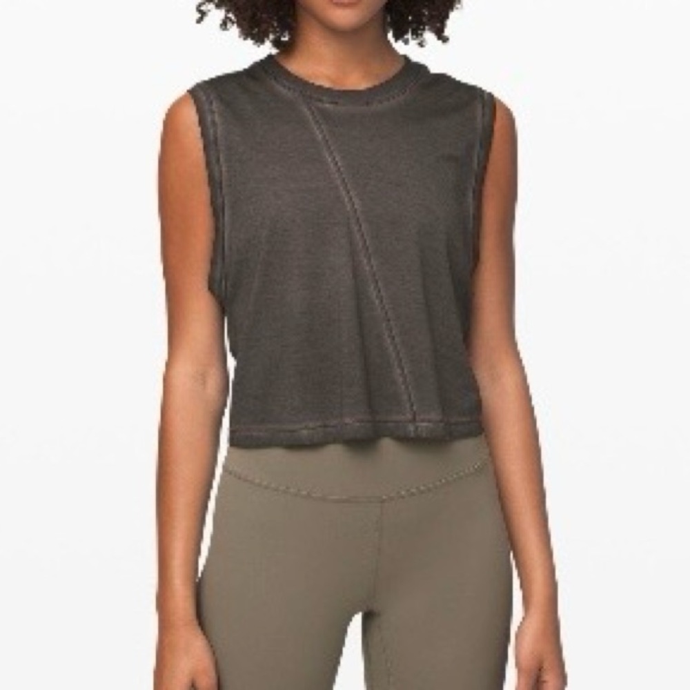 Lululemon Broken Beats Tank - Washed Black